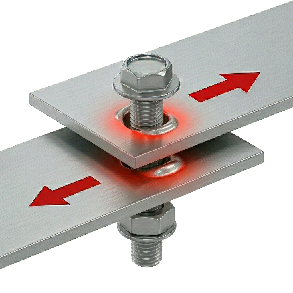 Aluminium bearing check illustration