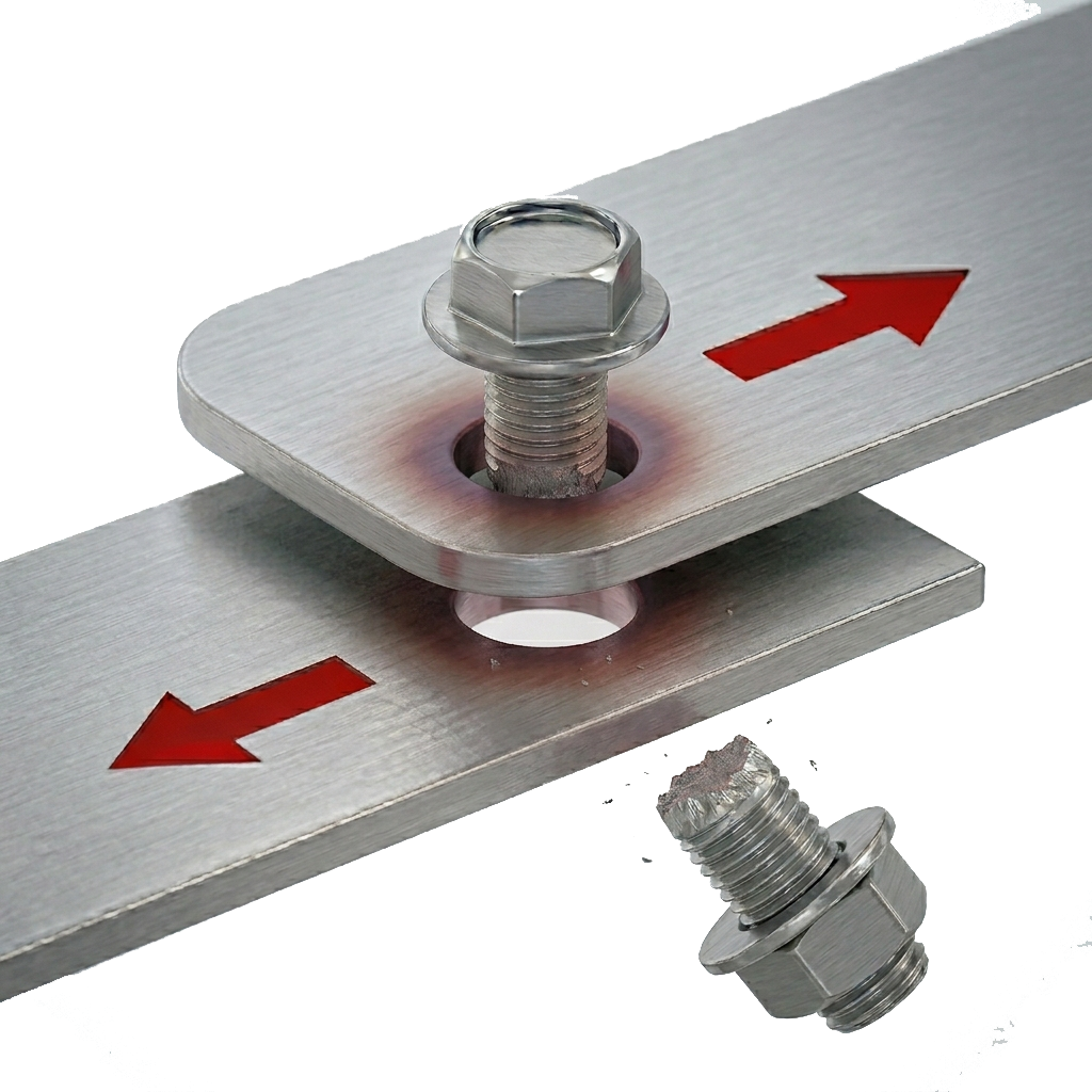 Bolt shear check illustration