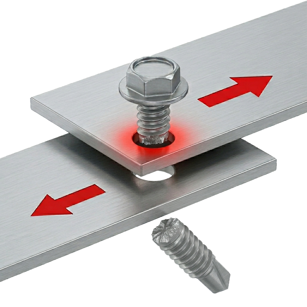 Screw shear check illustration